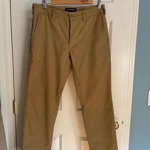 Bluffworks camel Ascender tailored fit chinos